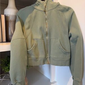 lululemon athletica Sage Bomber Jacket with Gold Zipper